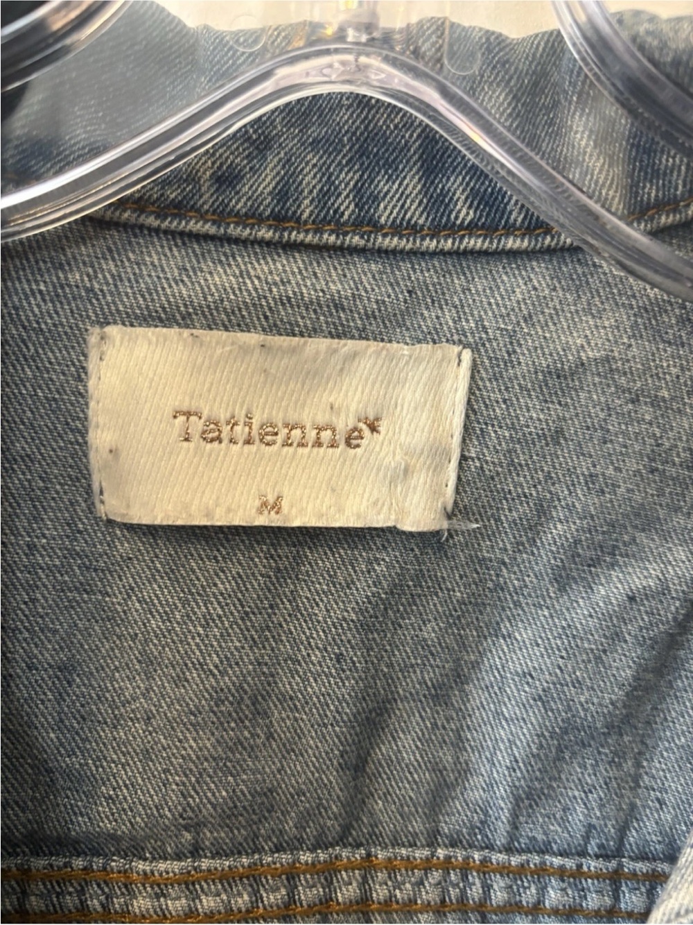 Anthropologie Tatienne Casaca Jessy Denim Jacket Multicolor Embroidered Back - Picture 4 of 7
